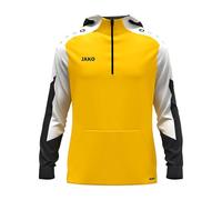 JAKO Kinder Kapuzensweat Zip Hoodie Dynamic (6770K) 140 gelb/weiß/schwarz