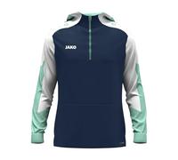 JAKO Kinder Zip-Hoodie Dynamic, Marine/weiß/Minze, 140
