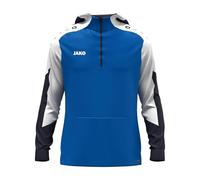 Jako Kinder Kapuzenpullover Zip Hoodie Dynamic 6770-405 128 Royal/Weiß/Marine
