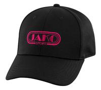JAKO Malle Basic Cap 656 - schwarz/pink