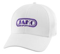 Jako Malle Cap Basic weiß/lila Senior