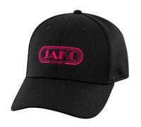 JAKO Malle Basic Cap 656 - schwarz/pink