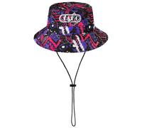 Jako Malle Fischerhut Tropicana weiß/pink/lila/schwarz uni