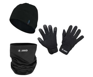 Jako Mütze + Schal + Handschuhe Winter Set C1299-08 4 Schwarz