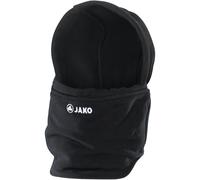 JAKO Neckwarmer mit Mütze schwarz Junior