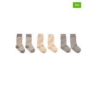 JAKO-O 3er-Set: Kniestrumpfe in Beige - Größe 12-14 | Babysocken Strumpfhosen