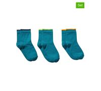 JAKO-O 3er-Set: Socken in Blau - Größe 19-22 | Babysocken Strumpfhosen