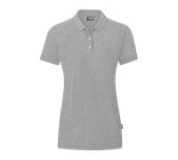 Jako Polo Organic hellgrau meliert 48