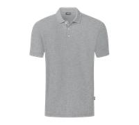 JAKO Organic Poloshirt hellgrau meliert 164