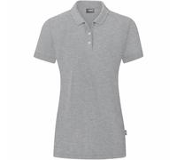 Jako Polo Organic hellgrau meliert 46