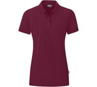 JAKO Poloshirt Organic C6320-130 – Bio-Baumwolle Pique 200g/m2 – Damen Weinrot Größe 44