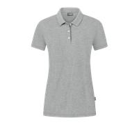 Jako Polo Organic Stretch hellgrau meliert 42