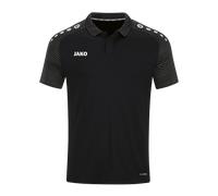JAKO Kinder Poloshirt Performance, Schwarz/Anthra Light, 152