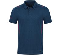 Jako Polo Challenge marine meliert/maroon L
