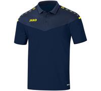JAKO Damen Polo Champ 2.0 marine/darkblue/neongelb 44 (4059562382150)