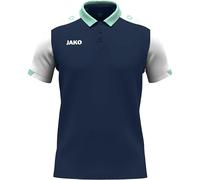 JAKO Damen Poloshirt Dynamic, Marine/weiß/Minze, L