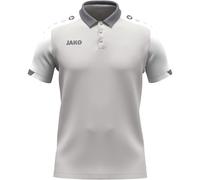 JAKO Damen Poloshirt Dynamic, hellgrau/weiß/grau, L