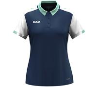 JAKO Damen Poloshirt Dynamic, Marine/weiß/Minze, S