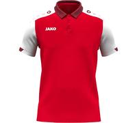 JAKO Damen Poloshirt Dynamic Rot/Weiß/Dunkelrot Größe XL