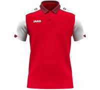 Jako Polo Dynamic Fussball T-Shirts Herren - ROT/WEIß/DUNKELROT XL ROT/WEIß/DUNKELROT