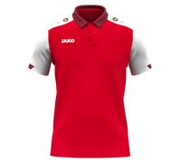 Jako Polo Dynamic rot/weiß/dunkelrot 4XL