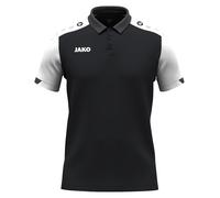 JAKO Unisex Poloshirt Dynamic, schwarz/weiß/anthrazit, XXL