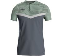 JAKO Iconic Poloshirt 852 - anthra light/mintgrün/soft grey S