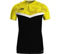 JAKO Iconic Poloshirt 808 - schwarz/soft yellow XL