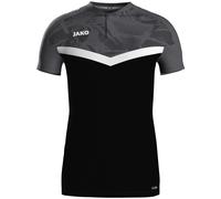 JAKO Polo Iconic, L, schwarz/anthrazit
