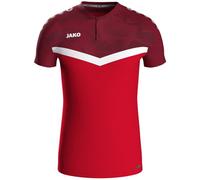 JAKO Poloshirt Iconic 103 – atmungsaktiv, Keep Dry, 100% recyceltes Polyester – rot/weinrot S