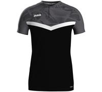 JAKO Poloshirt Iconic 801 – atmungsaktiv, Keep Dry, 100% recyceltes Polyester – Schwarz/Anthrazit S