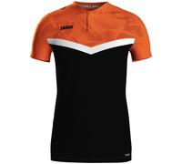 Jako Polo Iconic schwarz/neonorange XL