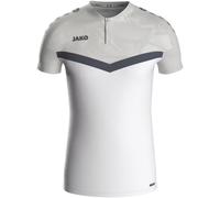 Jako Polo Iconic weiß/soft grey/anthra light M