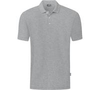 JAKO Poloshirt Organic hellgrau meliert Herren Größe M