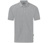 Jako Polo Organic Stretch hellgrau meliert 4XL