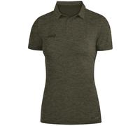 JAKO Damen Poloshirt Premium khaki meliert Größe 34