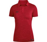 JAKO Premium Poloshirt rot meliert 42 (Damen)
