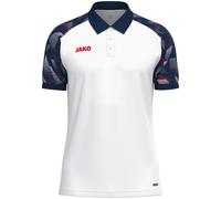 JAKO Sonic Poloshirt 039 - weiß/marine/rot XL