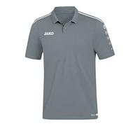 Jako Polo Striker 2.0 Poloshirt Herren, grau, L grau/ weiß