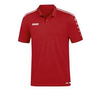 JAKO Herren Polo Striker 2.0 chili rot/weiß L (4059562241358)