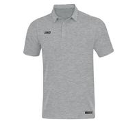 JAKO Premium Poloshirt grau meliert XL