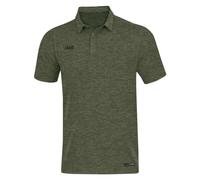 JAKO Herren Poloshirt Premium Basics, Khaki-Meliert, 4XL