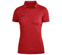 JAKO Premium Poloshirt rot meliert 34 (Damen)