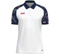 JAKO Sonic Poloshirt 039 - weiß/marine/rot 4XL