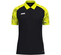JAKO Sport-Polo Sonic (leicht, atmungsaktiv) schwarz/neongelb Herren, Größe M
