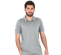 JAKO Sport-Polo Challenge (Polyester-Stretch-Jersey) hellgrau/meliert Herren, Größe 4XL