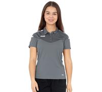 JAKO Sport-Polo Champ 2.0 (100% Polyester) grau Damen, Größe 34
