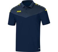 JAKO Sport-Polo Champ 2.0 (100% Polyester) marineblau/gelb Kinder, Größe 152