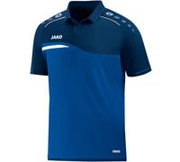 JAKO Sport-Polo Competition 2.0 (100% Polyester) royalblau/marineblau Kinder, Größe 164