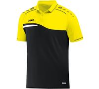 JAKO Sport-Polo Competition 2.0 (100% Polyester) schwarz/gelb Kinder, Größe 164